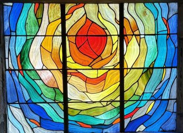 Buckden stained glass